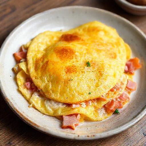 Omelette Veloce Prosciutto e Formaggio