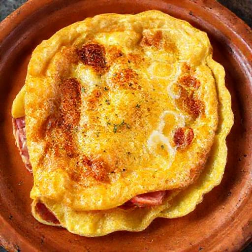 Omelette alla Romagnola con Prosciutto e Squacquerone