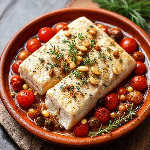Merluzzo al Forno alla Ligure