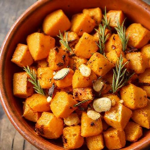 Patate Dolci al Forno con Rosmarino e Aglio (Toscana)