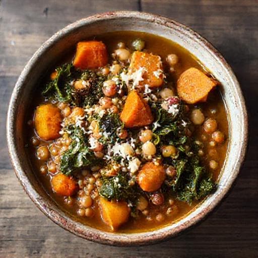Ribollita con Farro e Verdure Invernali