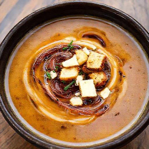 Zuppa di Cipolle Rosse e Balsamico