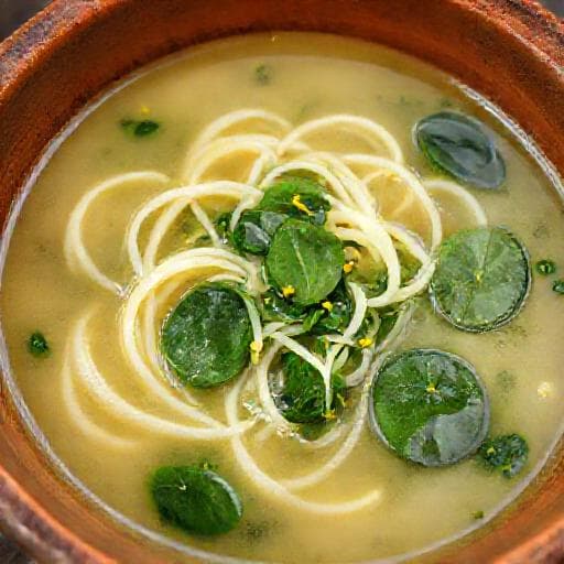 Stracciatella con Spinaci e Limone