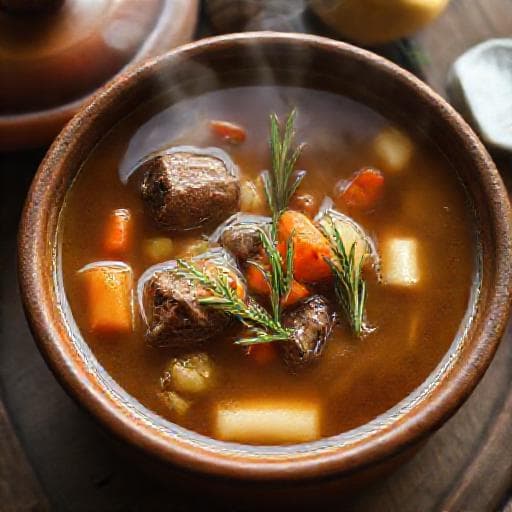 Brodo di Carne Piemontese (con Concia)