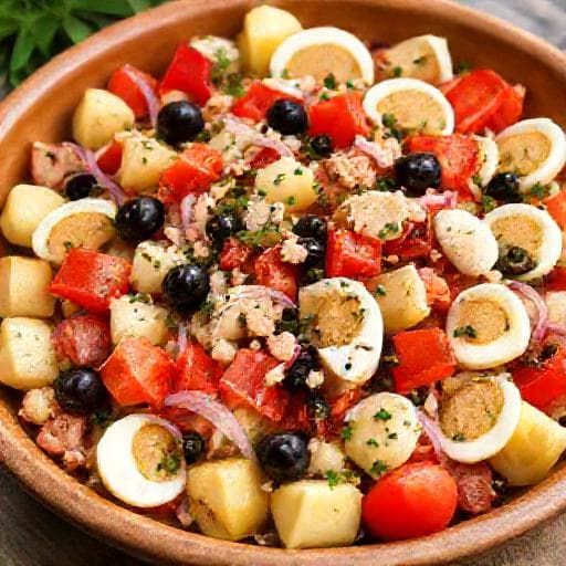Insalata Pantesca con Tonno e Uova