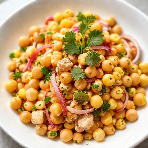 Insalata di Ceci Veloce con Tonno