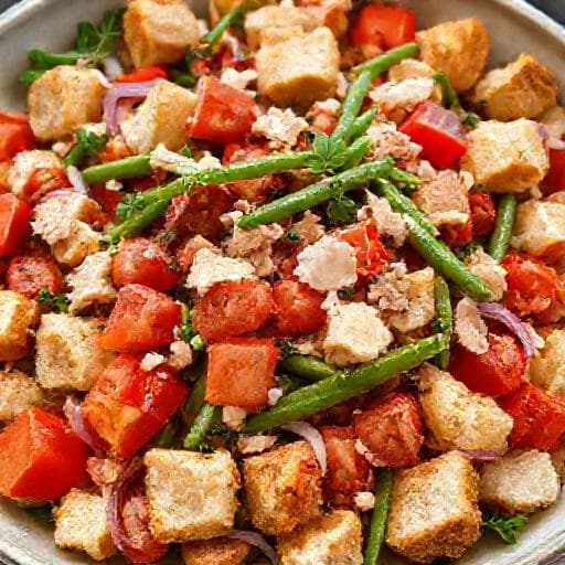 Panzanella con Tonno e Fagiolini