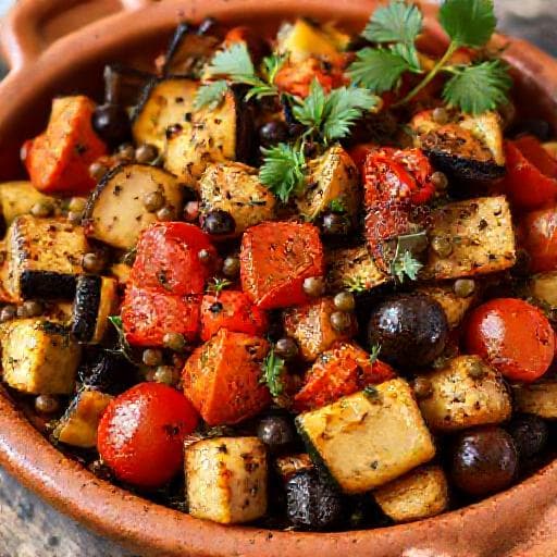 Verdure al Forno alla Mediterranea
