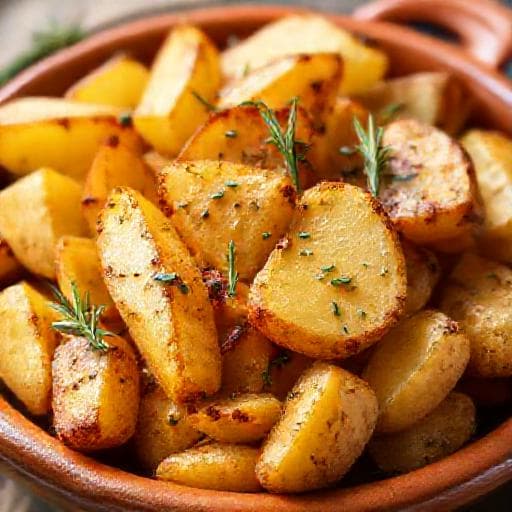 Patate al Forno alla Piemontese con Rosmarino e Aglio