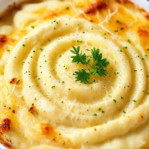 Purè di Patate alla Parmigiana