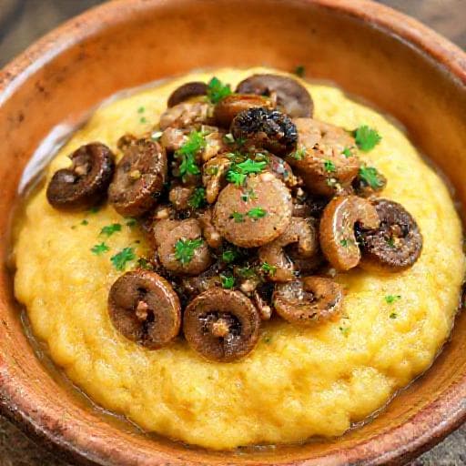 Polenta e Funghi Tradizionale