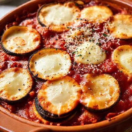 Parmigiana di Zucchine e Melanzane alla Siciliana