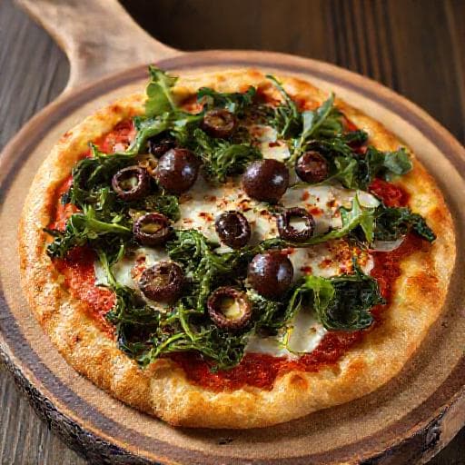 Montanara con Scarola e Olive