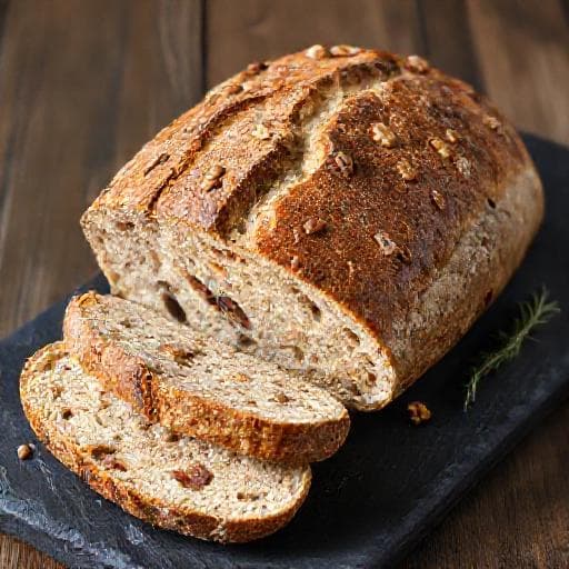 Ciabatta Integrale con Noci e Rosmarino