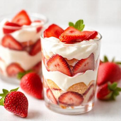 Tiramisù alle Fragole Veloce