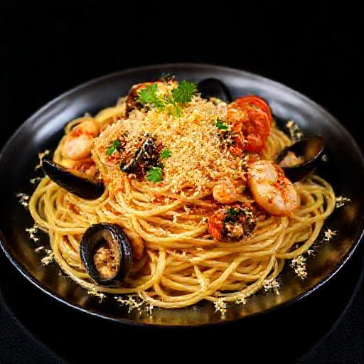 Spaghetti allo Scoglio con Bottarga