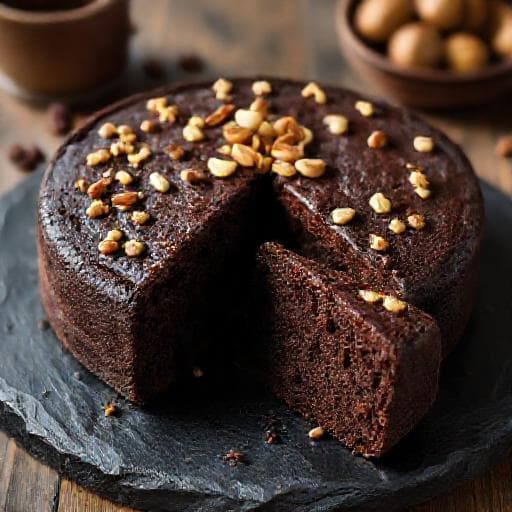 Torta Tenerina al Caffè e Nocciole