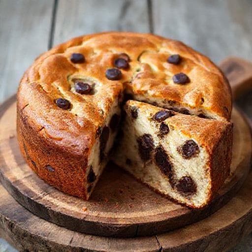 Torta Ricotta, Pere e Cioccolato Fondente