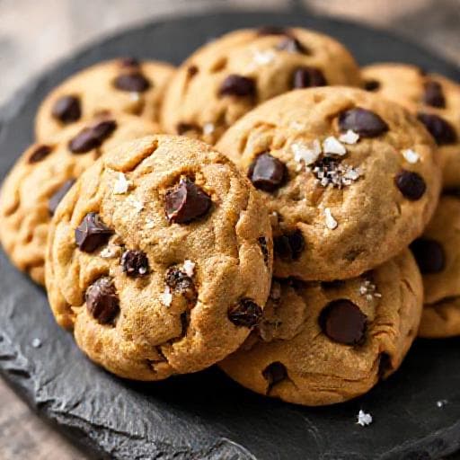 Biscotti con Gocce di Cioccolato e Sale Marino (Twist Regionale)