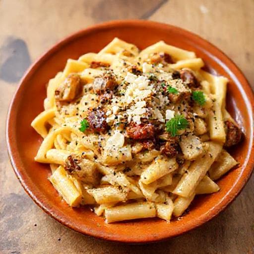 Pasta alla Gricia con Carciofi