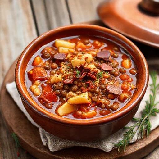 Pasta e Lenticchie alla Napoletana