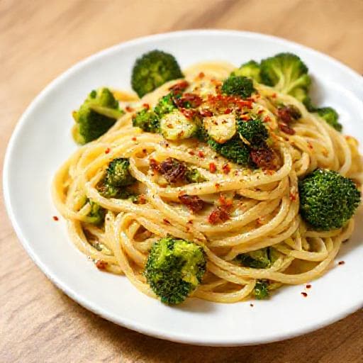 Pasta Veloce con Broccoli e Acciughe