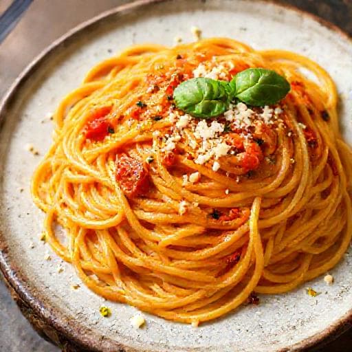 Pasta con Crema di Peperoni Classica