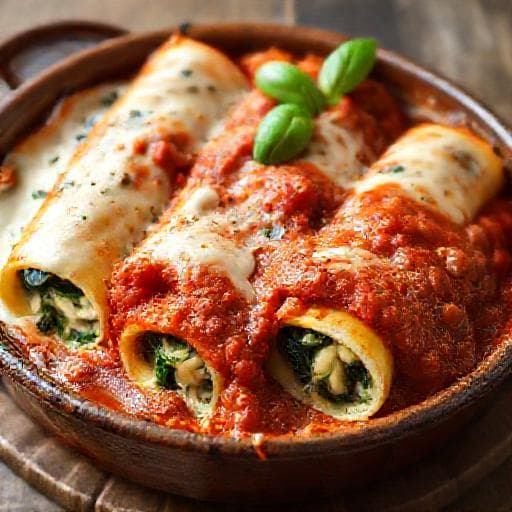 Cannelloni Ricotta e Spinaci Tradizionali