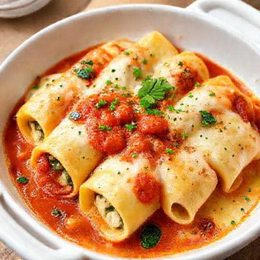 Cannelloni Veloci Ricotta e Spinaci