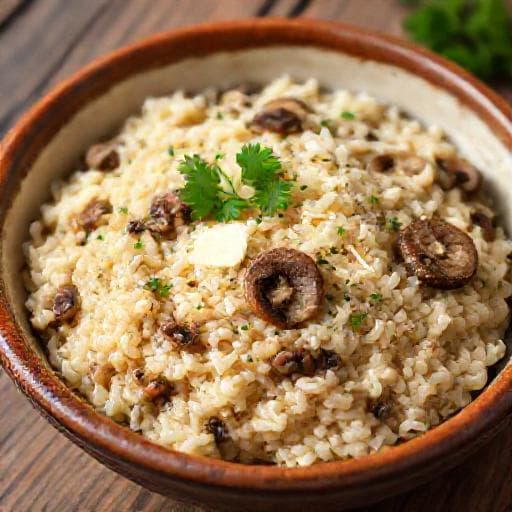 Risotto Veloce ai Funghi Porcini