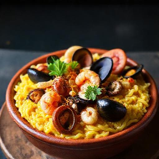 Risotto alla Pescatora con Zafferano