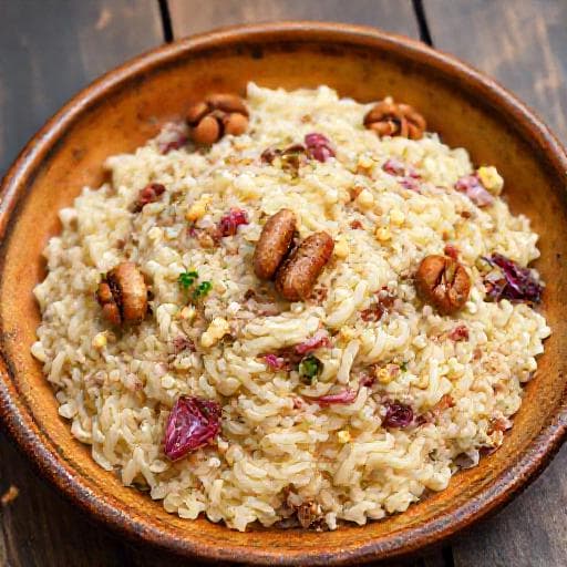 Risotto Veloce al Radicchio e Noci