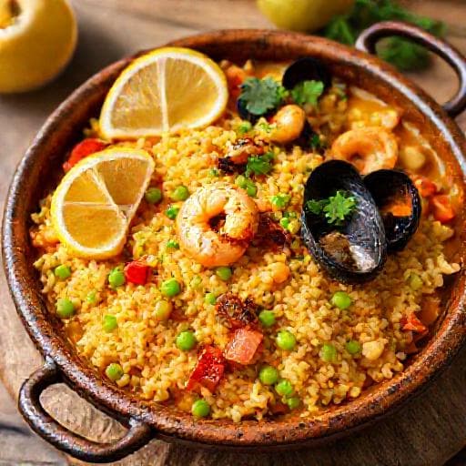 Paella di Pesce Veloce