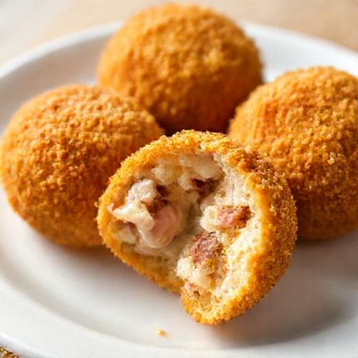 Arancini al Burro e Prosciutto