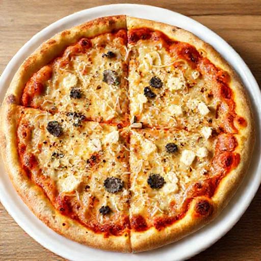 Pizza Quattro Formaggi Veloce