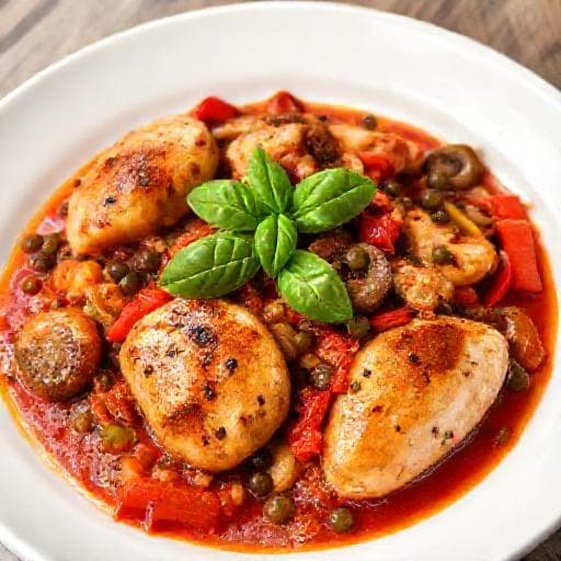 Pollo alla Cacciatora Veloce