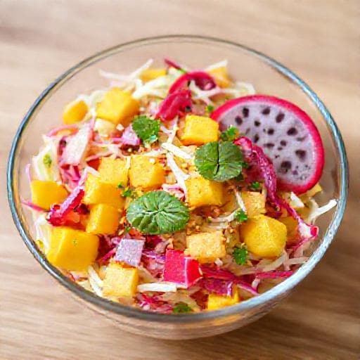 Quick Gỏi Xoài Thanh Long (Speedy Mango Dragon Fruit Salad)