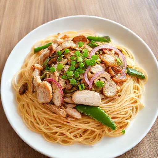 Quick Phở Chiên Phồng with Pre-fried Noodles