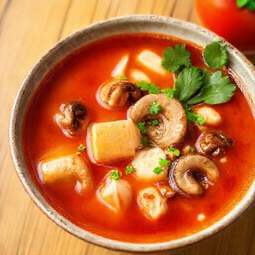 Bún Riêu Chay (Vegetarian Crab Noodle Soup)