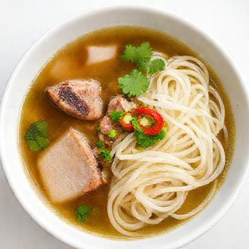 Quick Bún dọc mùng with Pre-Cooked Pork