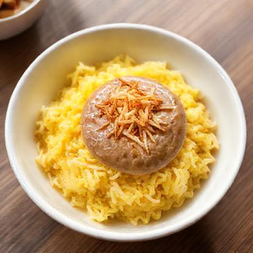 Quick Xôi Xéo (Simplified Mung Bean Sticky Rice)