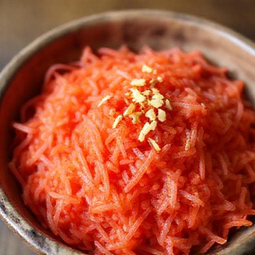 Quick Xôi Gấc (Simplified Red Sticky Rice)