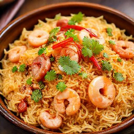 Cơm Rang Trứng with Vietnamese Sausage and Shrimp