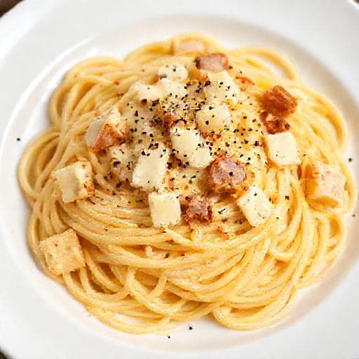 Spaghetti alla Carbonara Traditionnelle