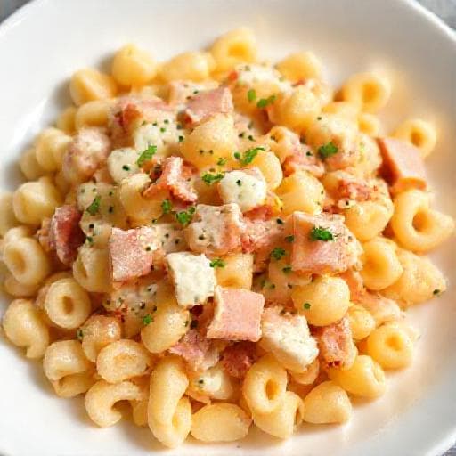 Coquillettes au Jambon Express