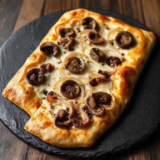 Tarte Flambée Forestière aux Champignons