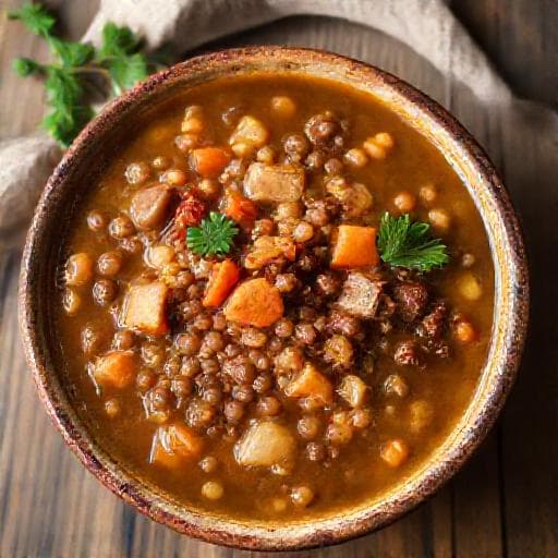 Soupe de Lentilles Traditionnelle