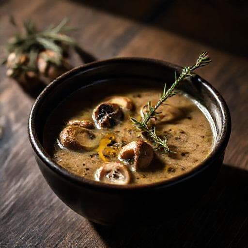 Velouté de Champignons des Bois à la Truffe