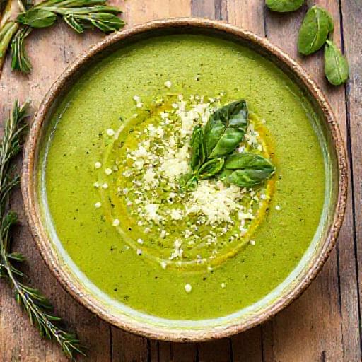 Velouté d'Asperges aux Herbes et Parmesan