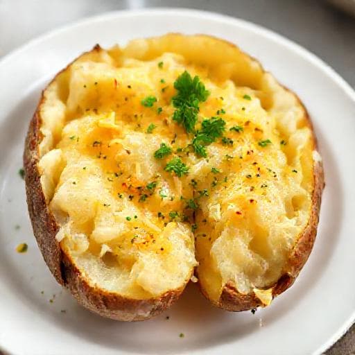 Pommes de terre au four express au fromage